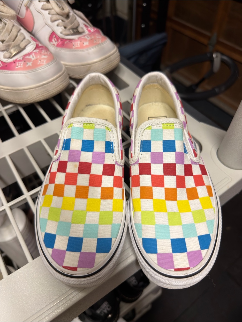 Vans Rainbow Checker Sneakers